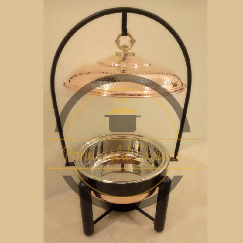 Copper Chaffing Dish, For Restaurant, Capacity: 300 ml