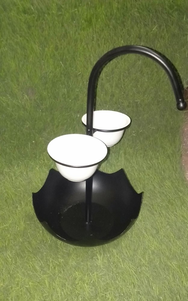 Black Umbrella Iron Dish, Packaging Type: Box, Size: 11.5