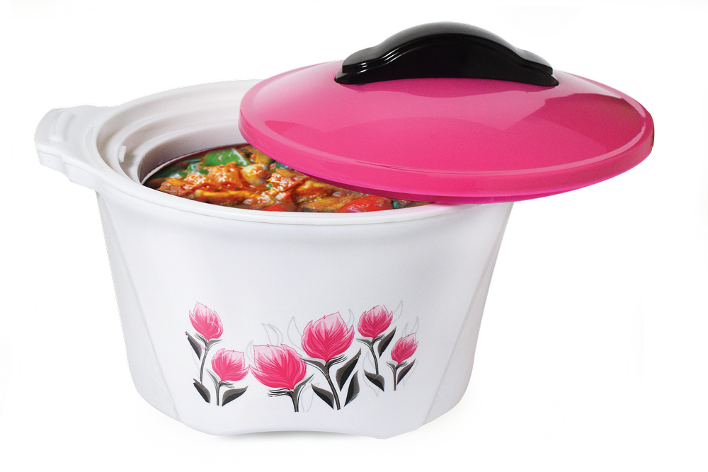 Mix Plastic & Steel Shree SS Insulated Casserole ( Covered Dish 1500), Packaging Type: Box, Unique Design