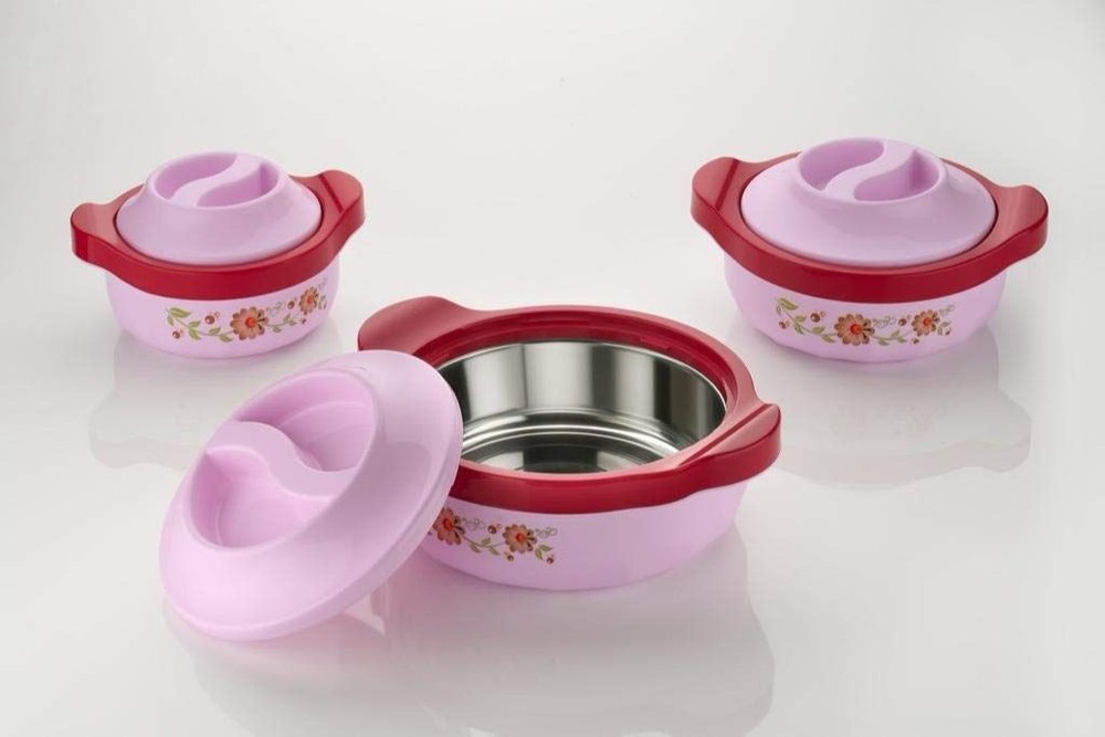 yellocut Printed PREMIUM CASSEROLE SET OF 3, For Home, Packaging Type: Box