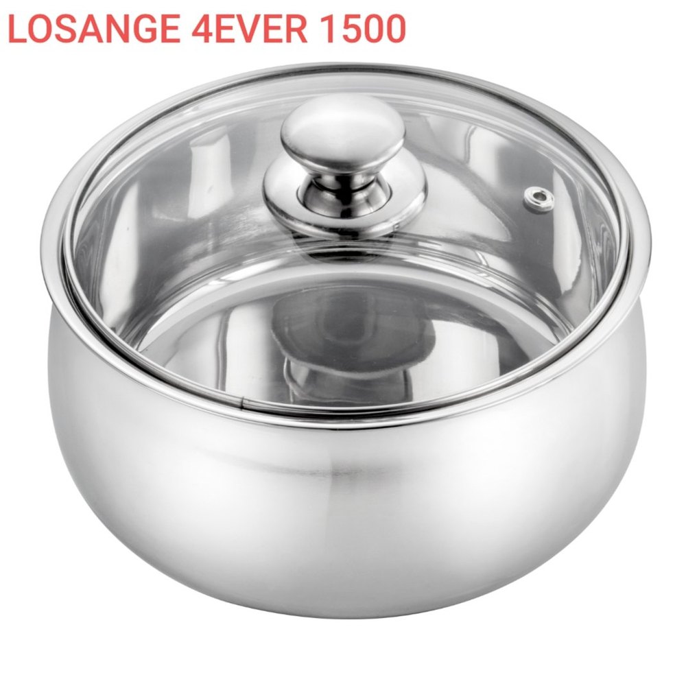 Silver Losange 4Ever 1500 Stainless Steel Casserole, For Kitchen