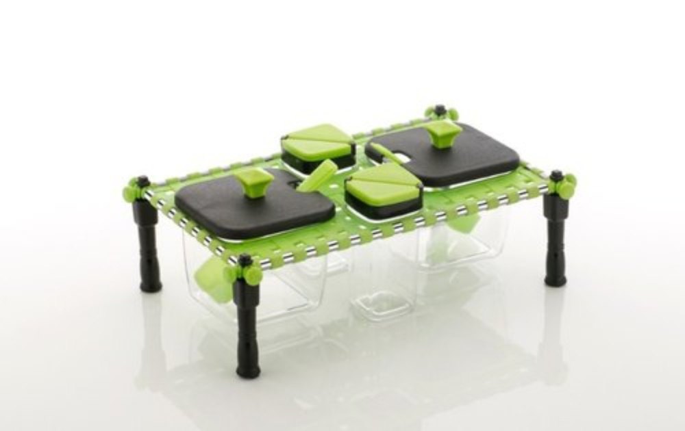 Black and Green Plastic Rajvadi Pickel Stand, Packaging Type: Box, Rectangle