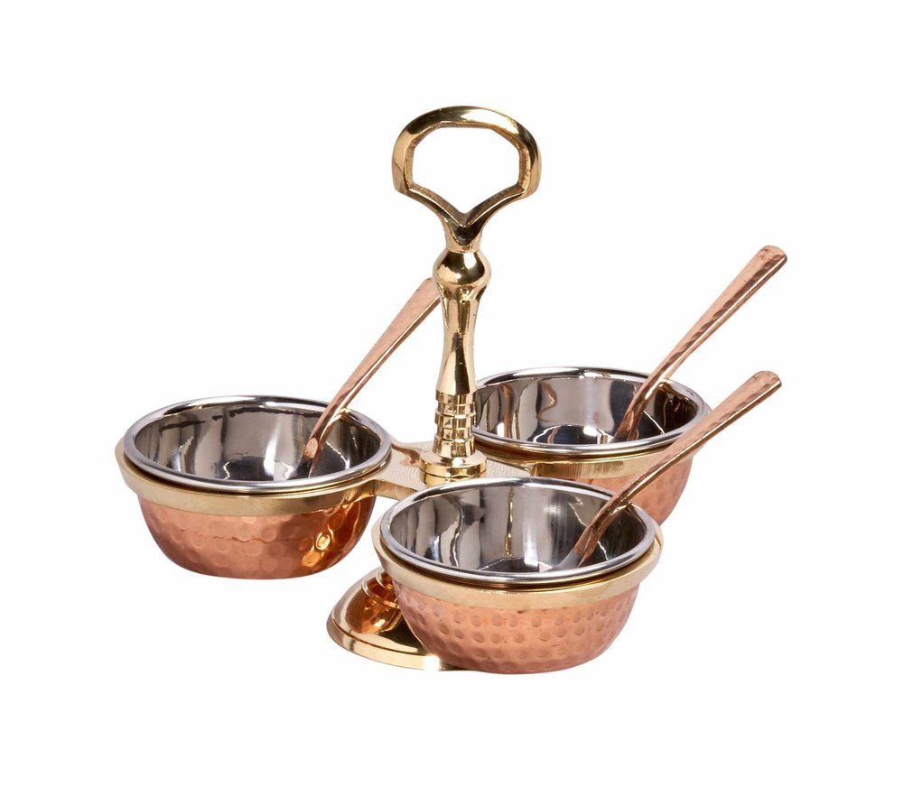 Bowl Mr.Copper Copper Steel Brass Maharaja Pickle