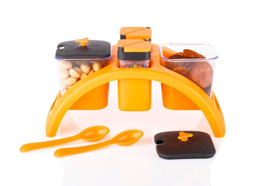 Multicolor Plain 2by2 pickle set, For Dry Fruit Container