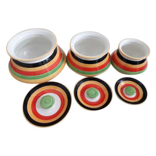 Divya Round Ceramic Handi