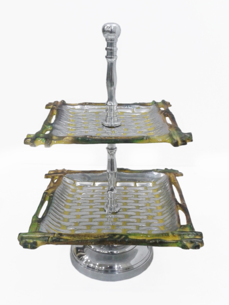 White Aluminum Desert Stand