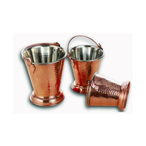 Heritage Round Copper Balti Serving Dish, Usage/Application: Hotel