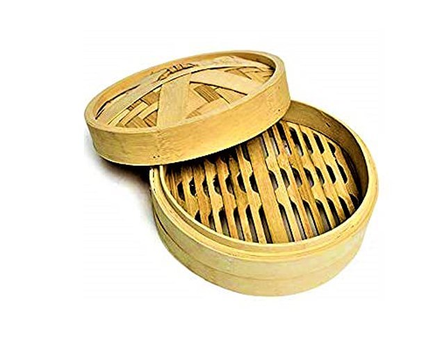 Brown Dim Sim Basket Round Shape