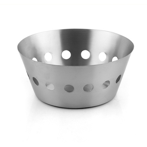 Silver Metal Stainless Steel Fruit Basket, For Home, Packaging Type: Standard