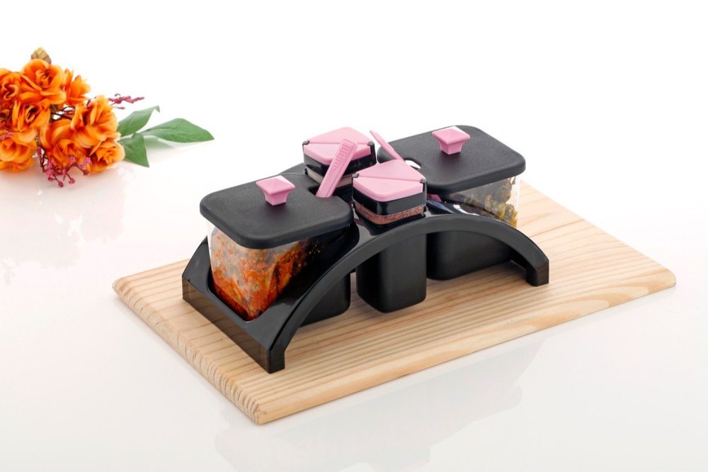 MULTY Plastic CE-241 Spice & Pickle Set, Packaging Type: Box
