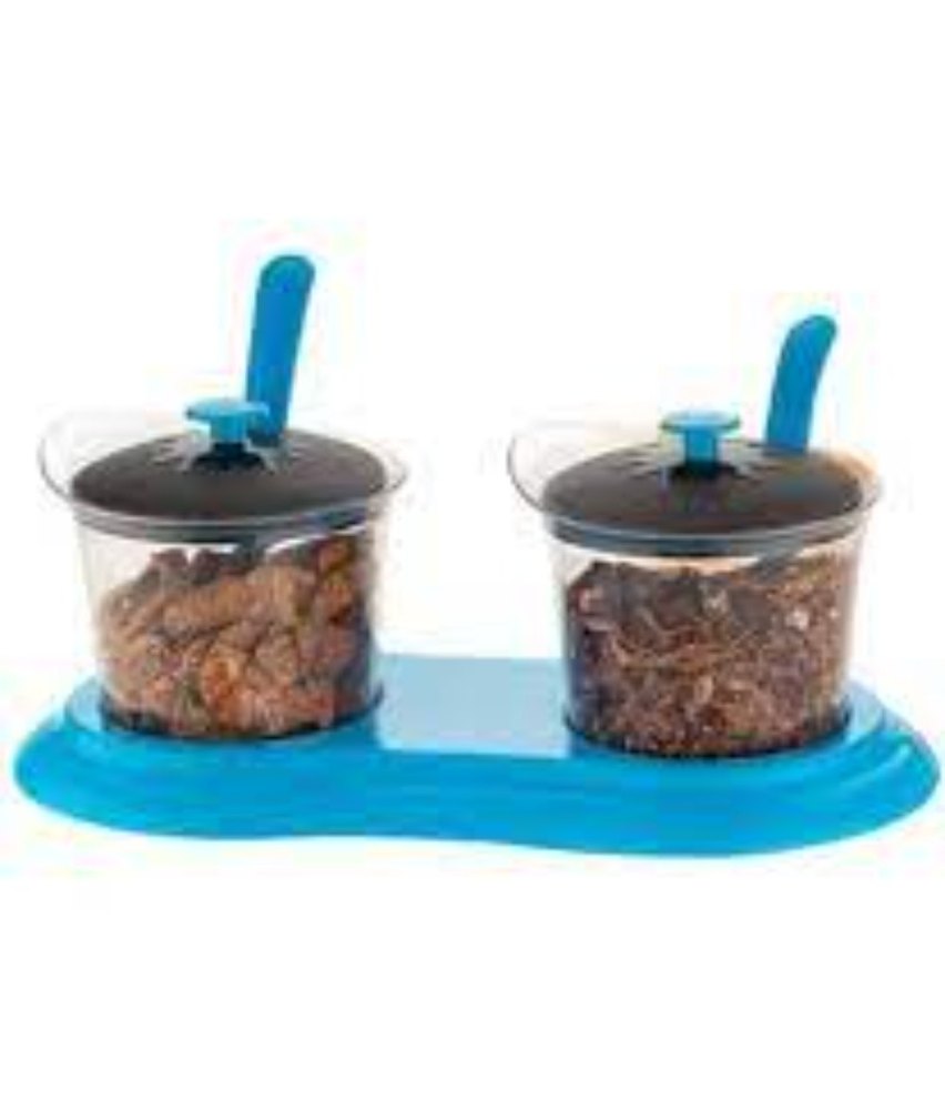 Multicolor 2 Piece Plastic Condiment Set, For Home, Packaging Type: Box