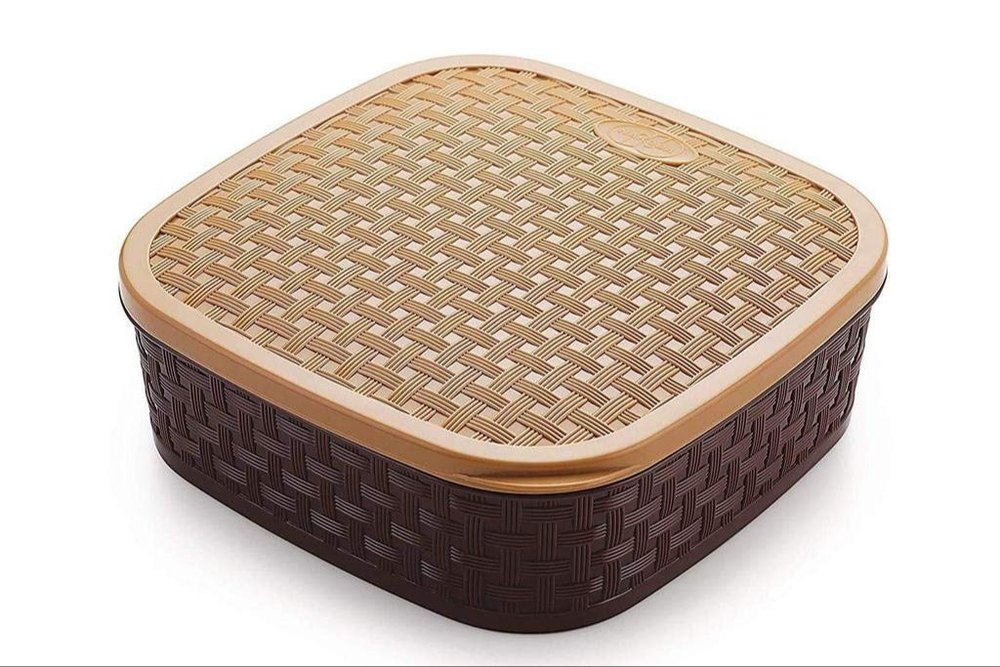 Brown Shivalay Plastic Spice Box