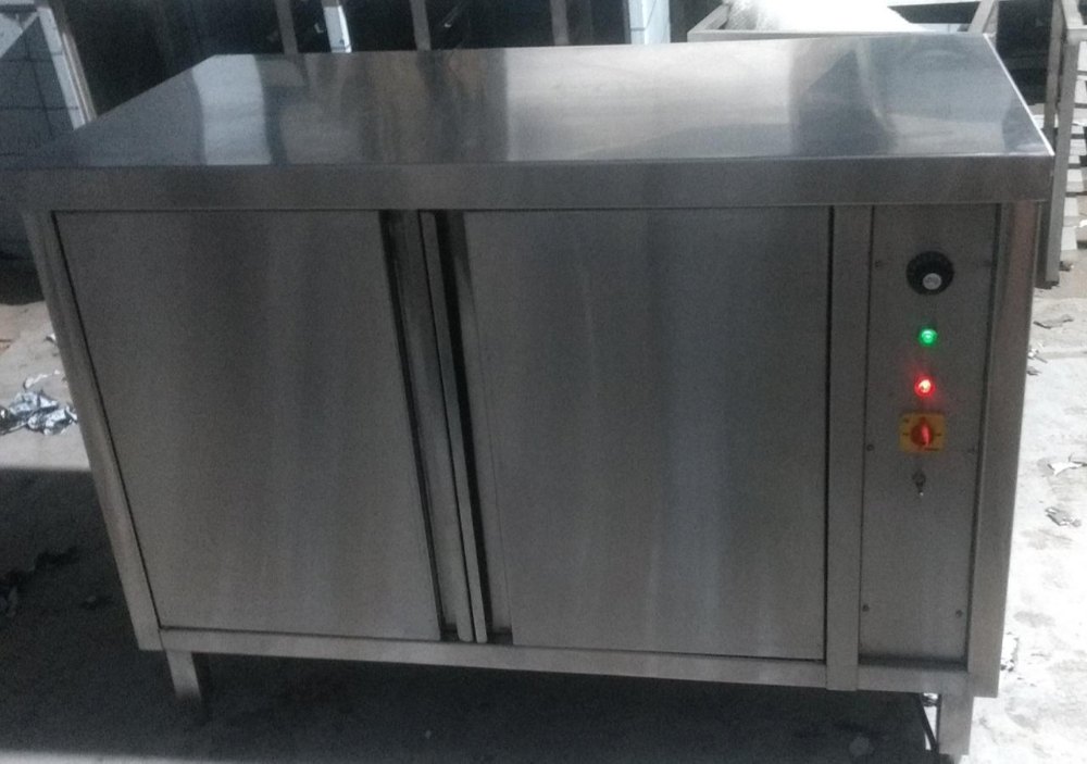 1KW Silver SS Hot Case, Capacity: 200KG, Model Name/Number: HC01