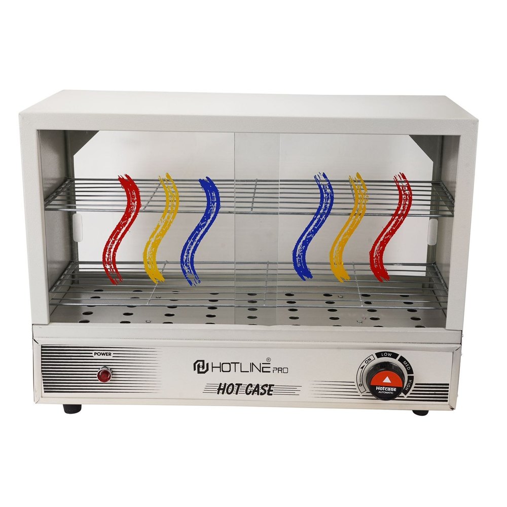 hotline pro Stainless Steel Hot Case sliding Both side Glass, For Industrial