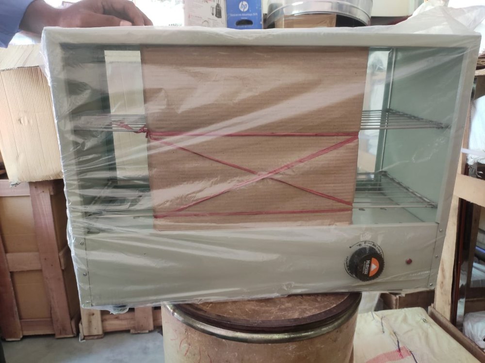 Maharaja Silver Automatic Electric Hot Case, For Restaurant, Capacity: 5 Dozens