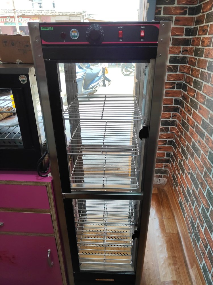 Silver Plastic Vertical Hot Case, For Home