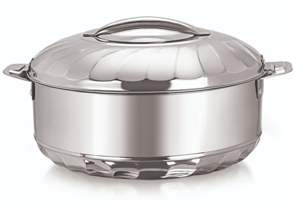 Stainless Steel Hot Pot Flora, Capacity: 500 ML To 20000 ML