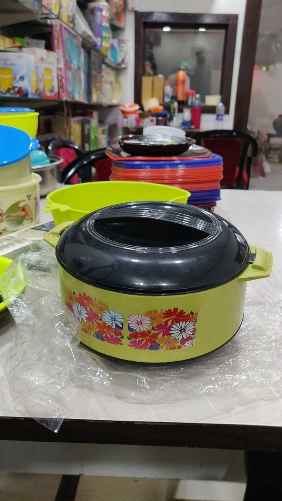 OreoPlast Green red Opi Super Chef Insulated Casserole, For Home, Capacity: 1500 ml