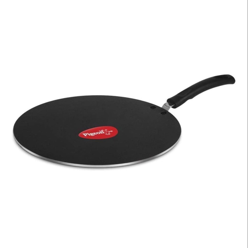 Pigeon by Stovekraft Non-Stick Aluminium Multi Tawa (31cm, Black)