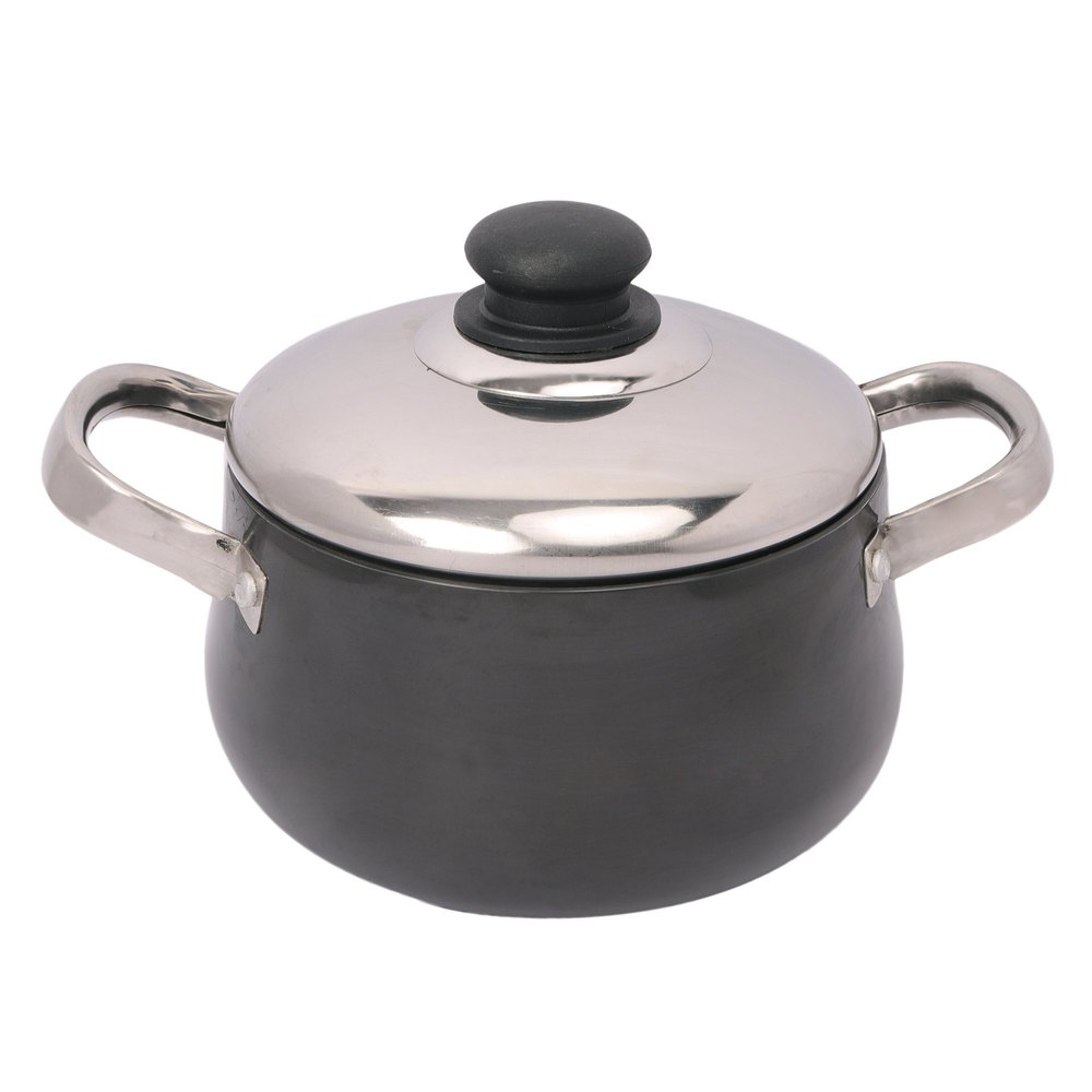 Hard Anodized Black Kitchen Chef Casserole 16 CM Non - Induction