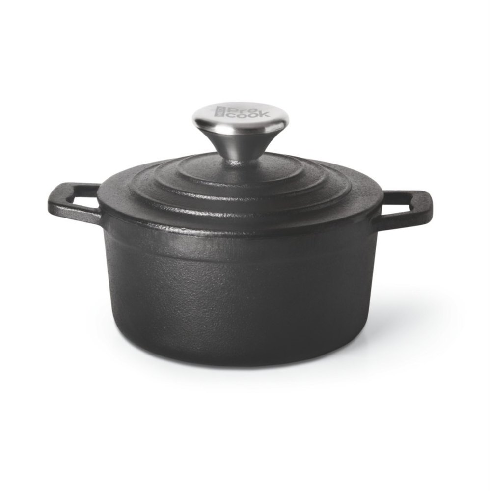 Black 1L Aluminium Casserole