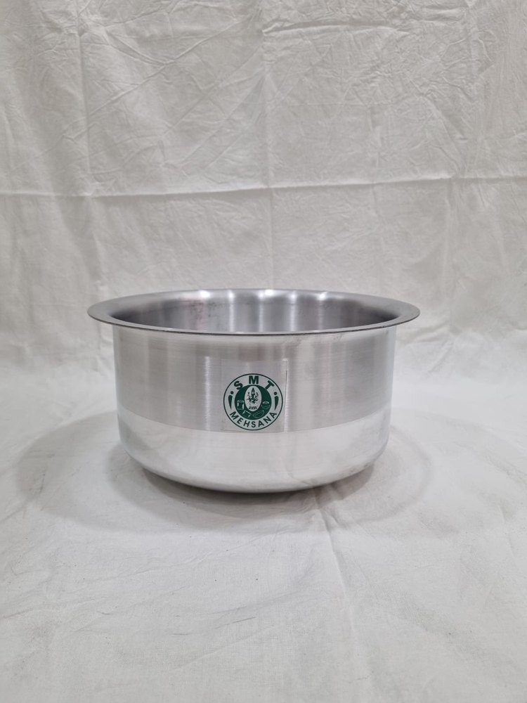 Silver Polished Aluminum Tope, Size: Medium