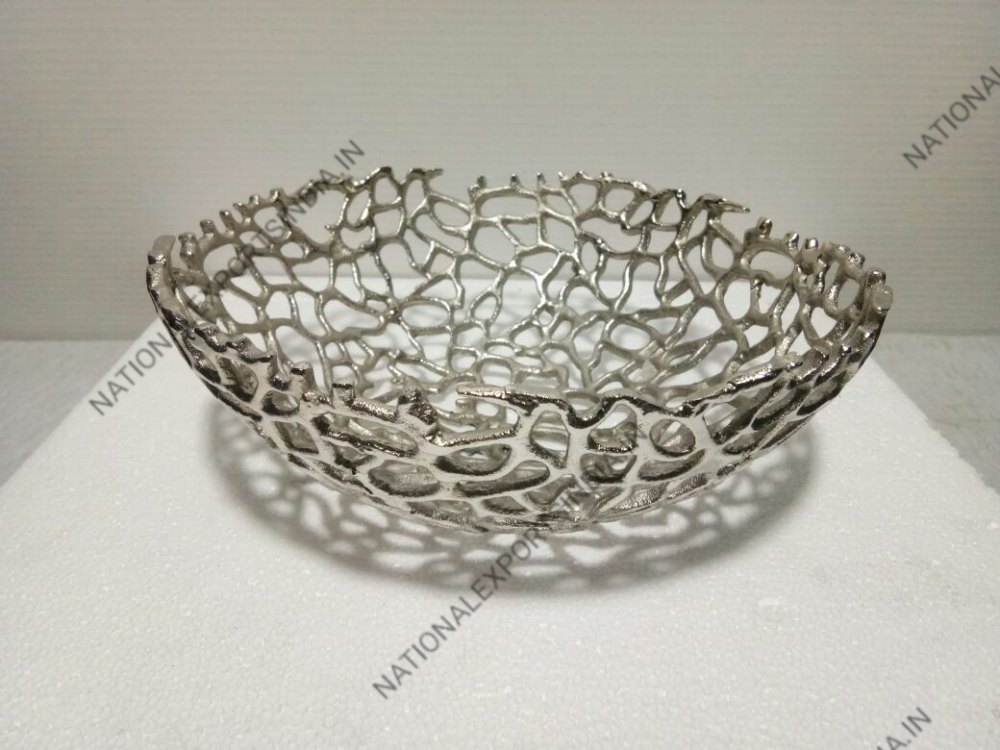 Silver Metal Wire Dish, Packaging Type: Box