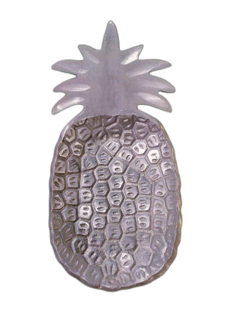 White Aluminium Pinapple Dish, Packaging Type: Carton Box, Cylendrical