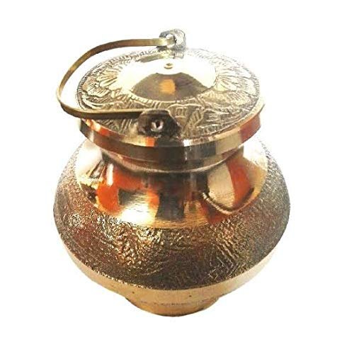 4-5 Inch Brass Ganaga Jal Kalash