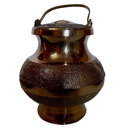 Polished Brass Gangotri Pot