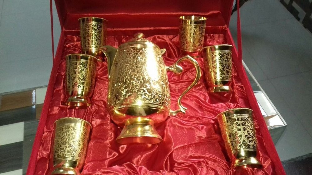 Brass Jug Set