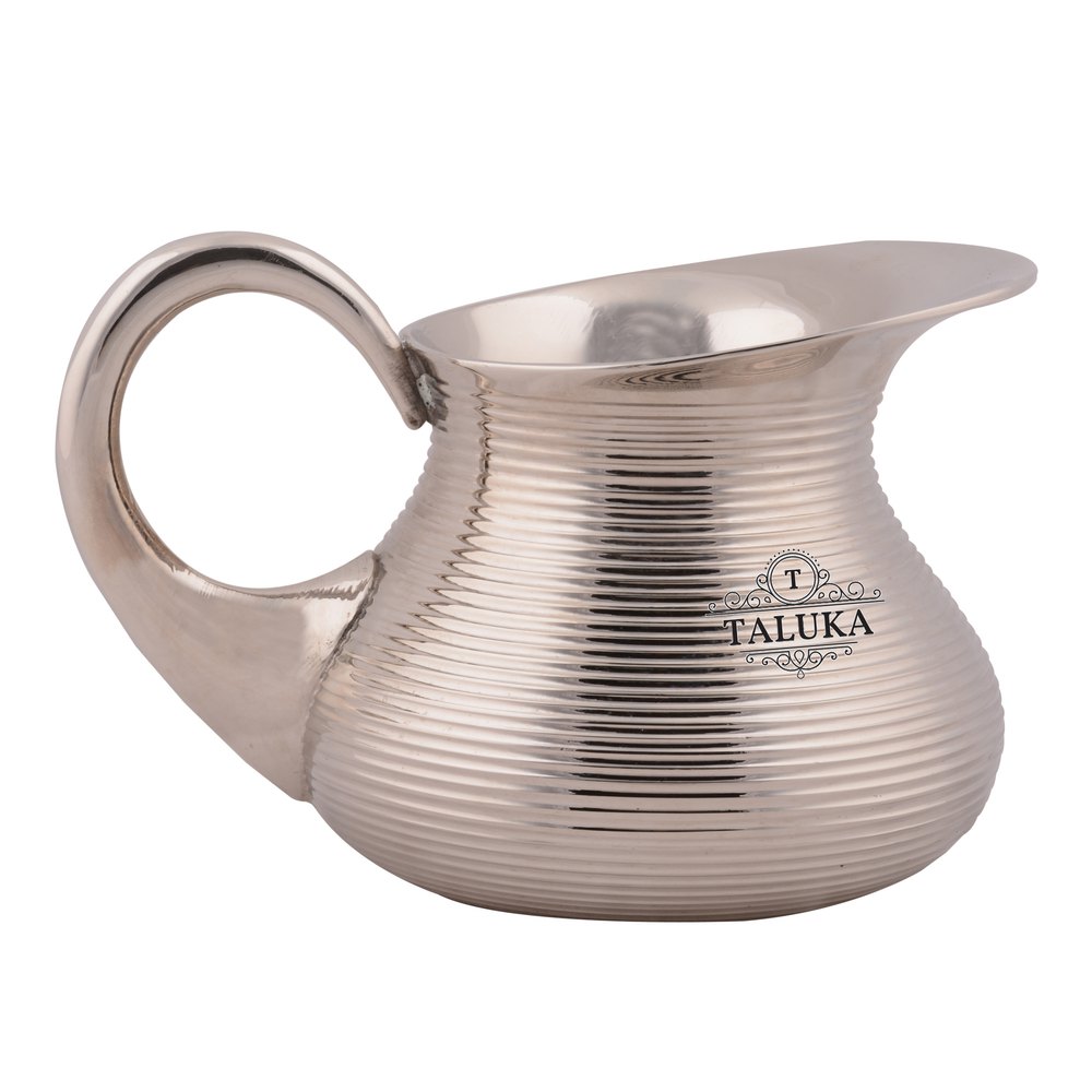 Brass Bottom Belly Jug Nickel Plated