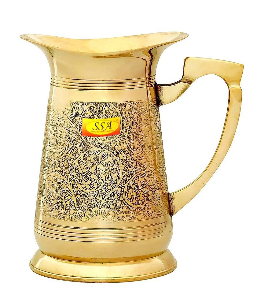 Brass Jug, Size: 19 X 16.5 X 19 Centimeters