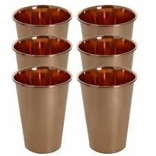 Brass Glass Set
