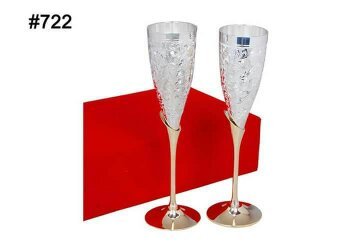 Brass Wine Goblets Set of 2