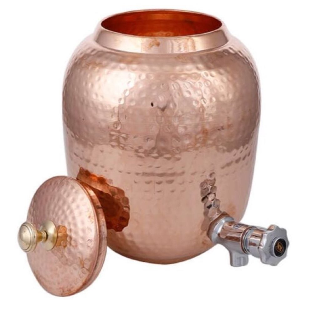 Copper Water Dispenser 8 Litre 12 Litre, Size: 4-16 Ltr