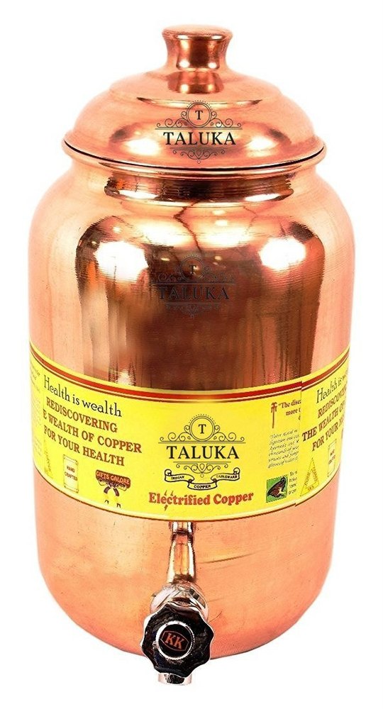Copper Water Pot Plain