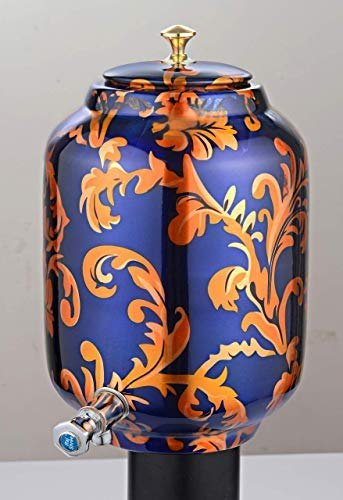 Printed Copper Water Dispenser, Capacity: 5 L