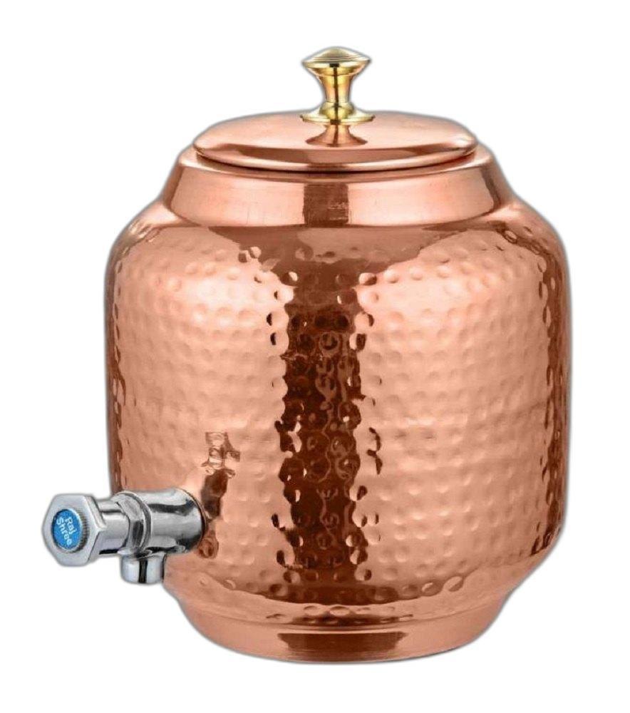 20L Hammered Copper Dispenser, For Water Storage, 8kg