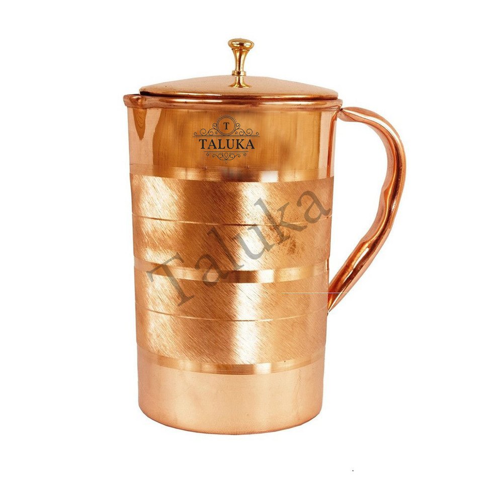 Brown Copper Silver Touch Jug Brass Knob, Size: 8.5 X 5 Inch