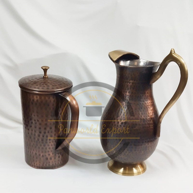 Copper Jug, For Restaurant, Capacity: 1 Ltr