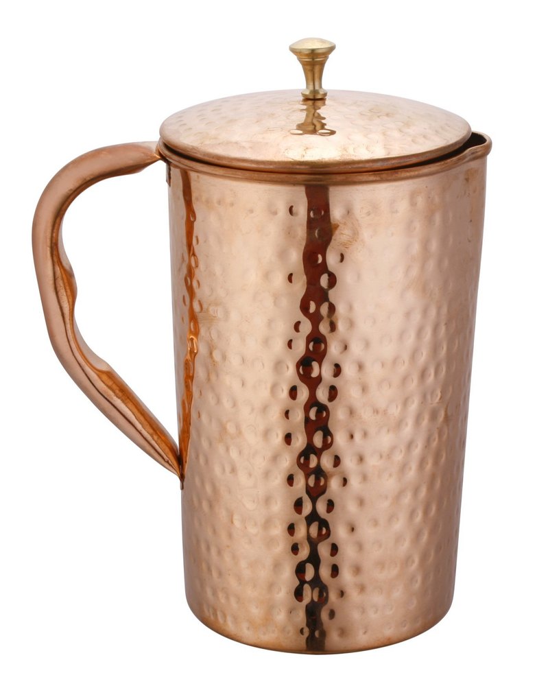 Drink Water Metal Copper Jugs For Home, Size: 1.5 Ltr