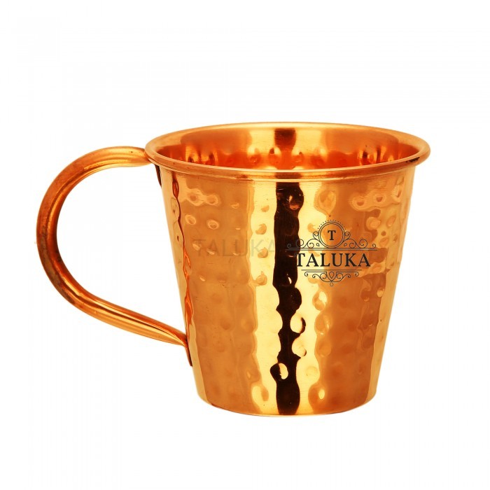 Hammered Round Conical Moscow Mule Mug, 1, Capacity: 300 ml