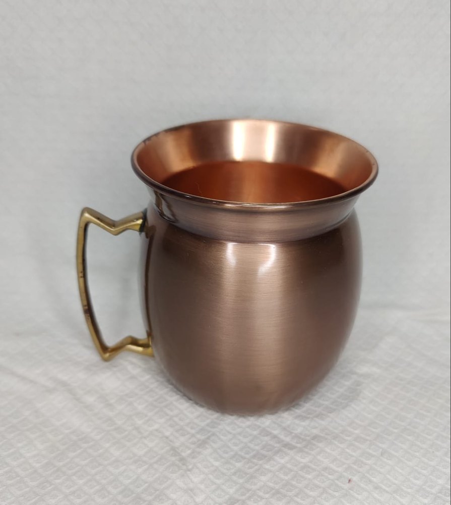 Modern Plain ANTIQUE COPPER MUG, Capacity: 16 OZ