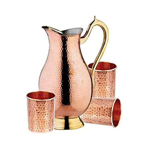 Pure Copper Jug Set
