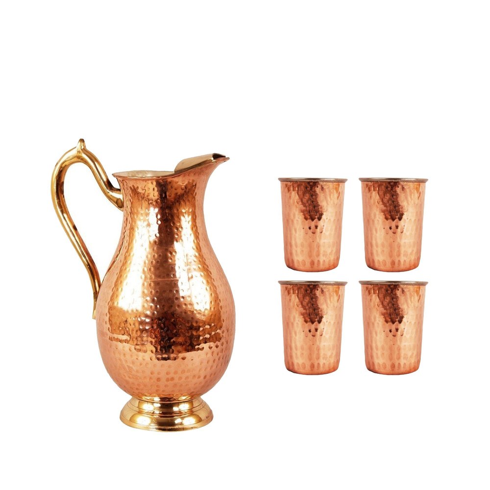 Natural Mughlai Copper Lemon Set