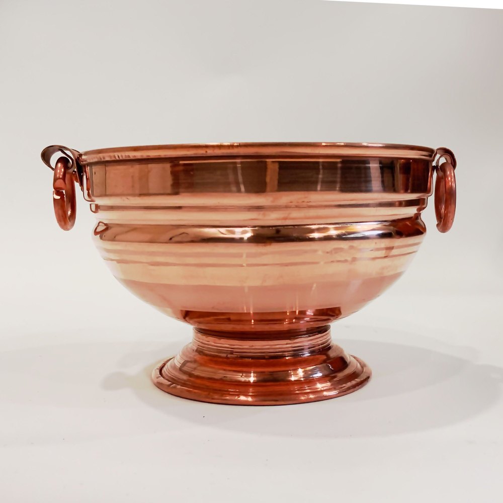 Plain Round Copper Gangal, For Used in Kitchen, Capacity: 2 Litre