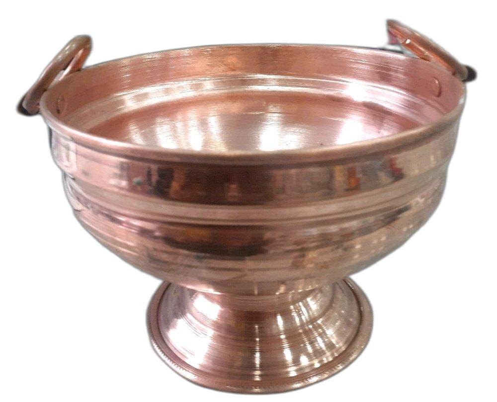 Plain Round Copper Pooja Gangal, Capacity: 2Litre