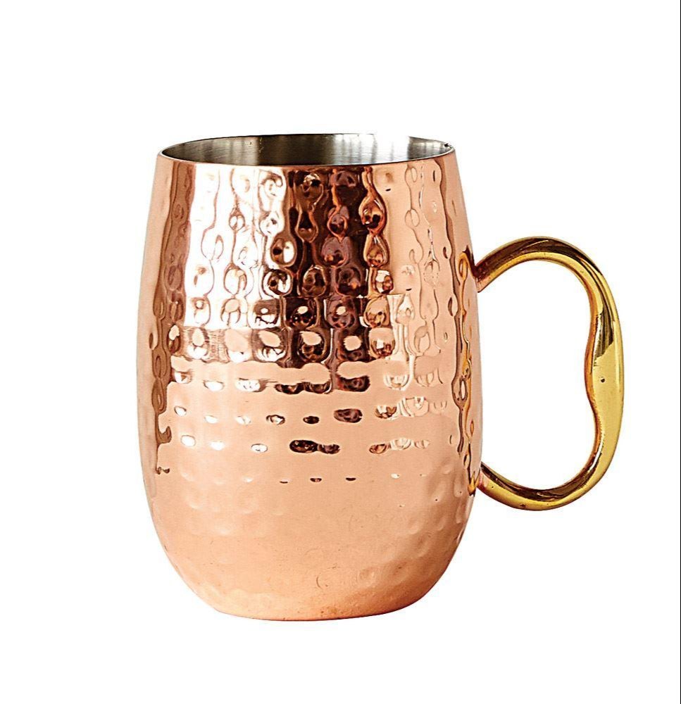 Hammered Copper Moscow Mule Mug