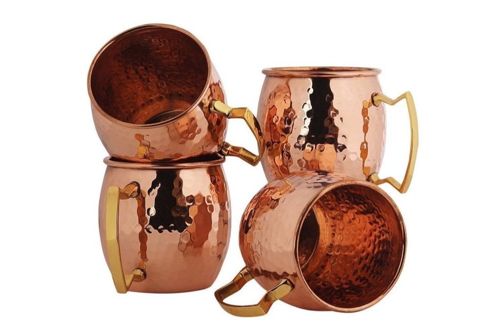 Copper Tea Cup, For Hotel/Restaurant, Capacity: 400 ML